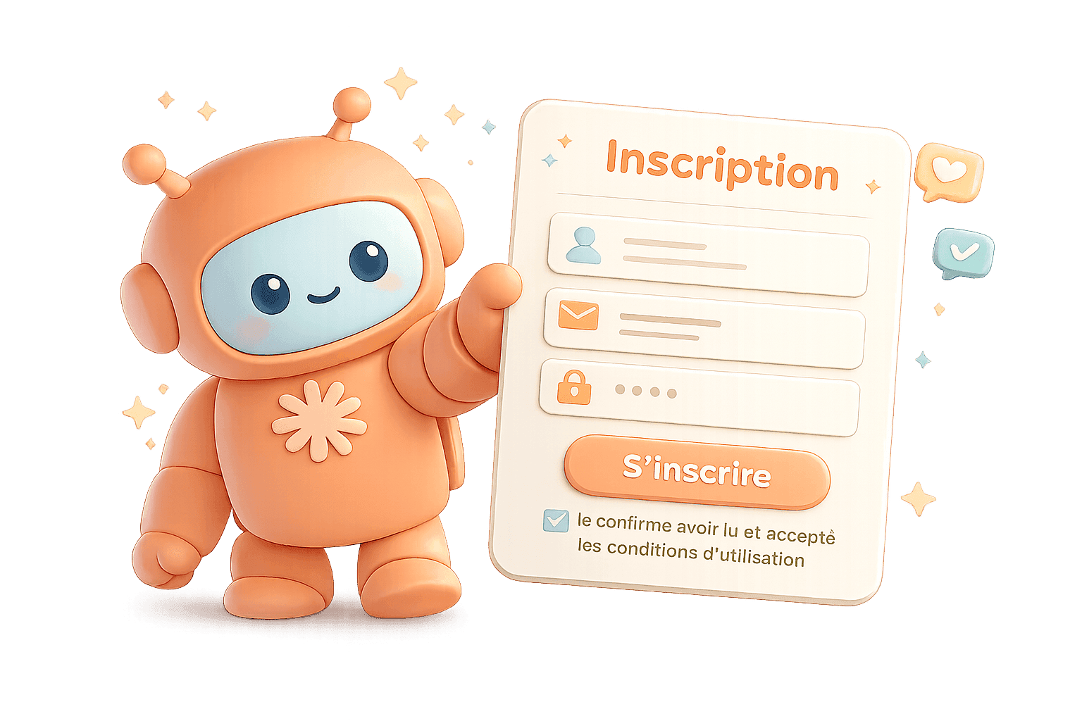 Robot inscription CodeStarter